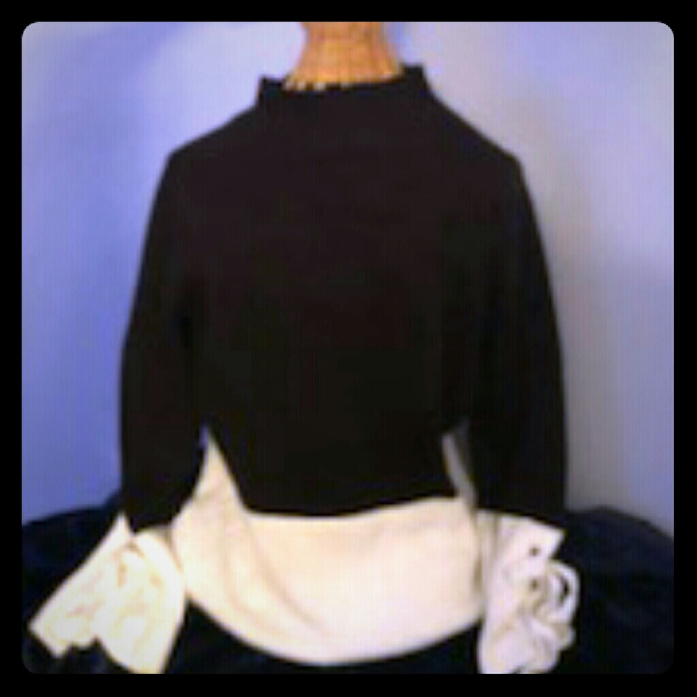 Black and white sweater